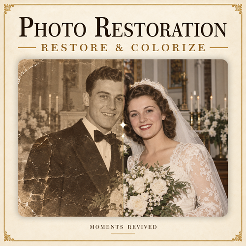 Photo Restoration — Moments Revived